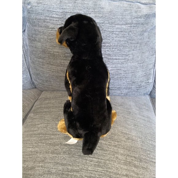 16.5” Realistic Rottweiler Puppy plush Stuffed Animal E&J Classic LTD - Picture 4 of 8